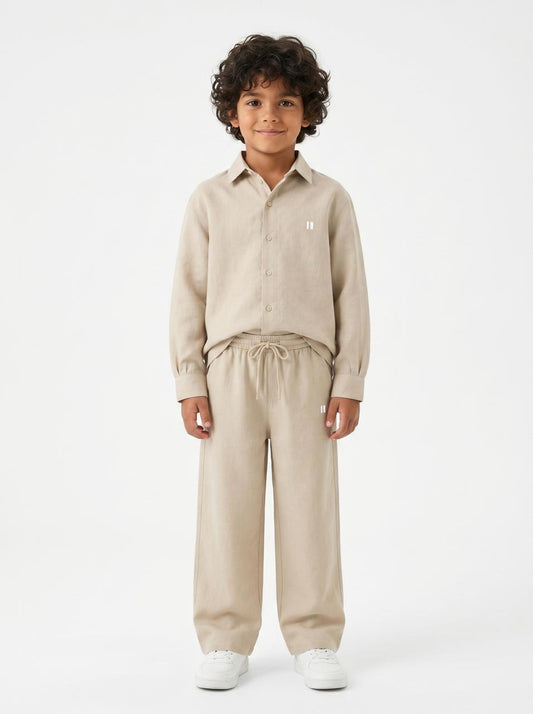 Coffee Linen Set Jr
