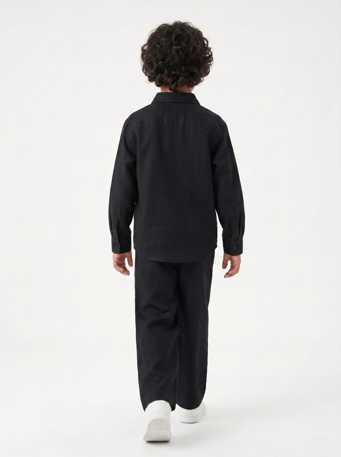 Black Linen Set Jr