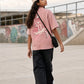Dusty Rust Unbothered Tee (model)