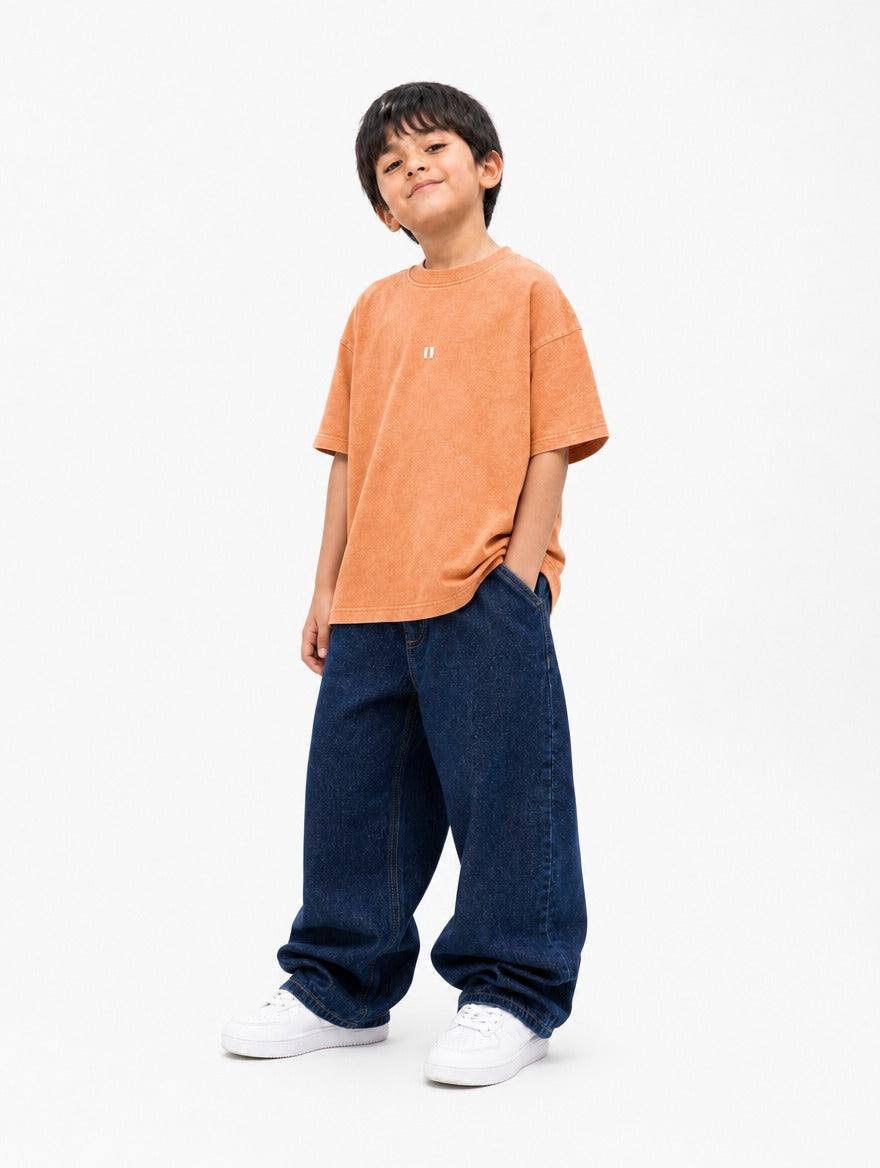 Rust Washed T-Shirt Jr