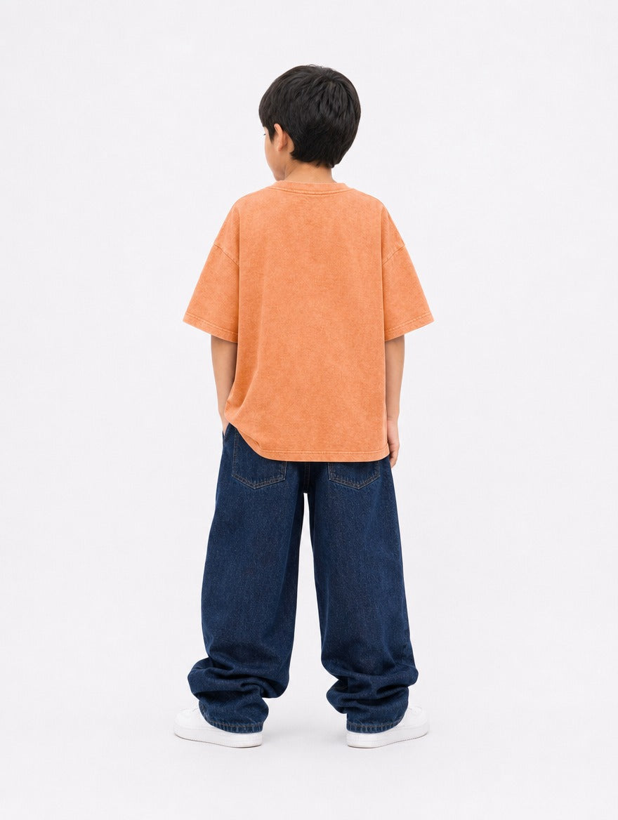 Rust Washed T-Shirt Jr