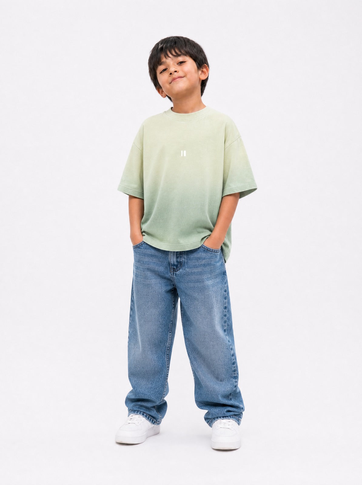 Olive Ombre T-Shirt Jr