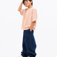 Peach Washed T-Shirt Jr
