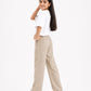 Coffee Linen Pants Jr