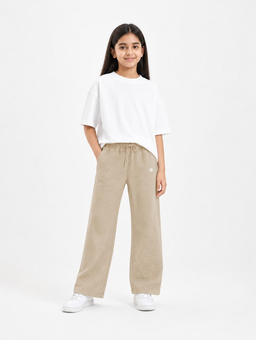Coffee Linen Pants Jr
