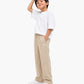 Coffee Linen Pants Jr