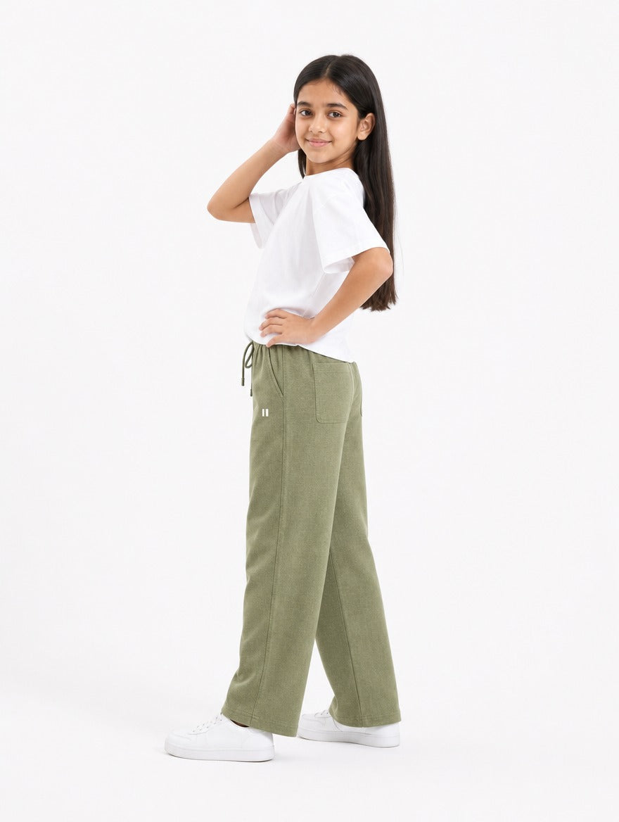 Olive Linen Pants Jr