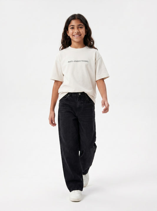 Off White Anti Everything T-Shirt Jr - Girls