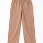 Mocha Brown Linen Pants Jr