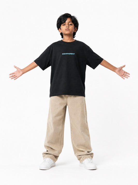 Black Indifferent T-Shirt Jr