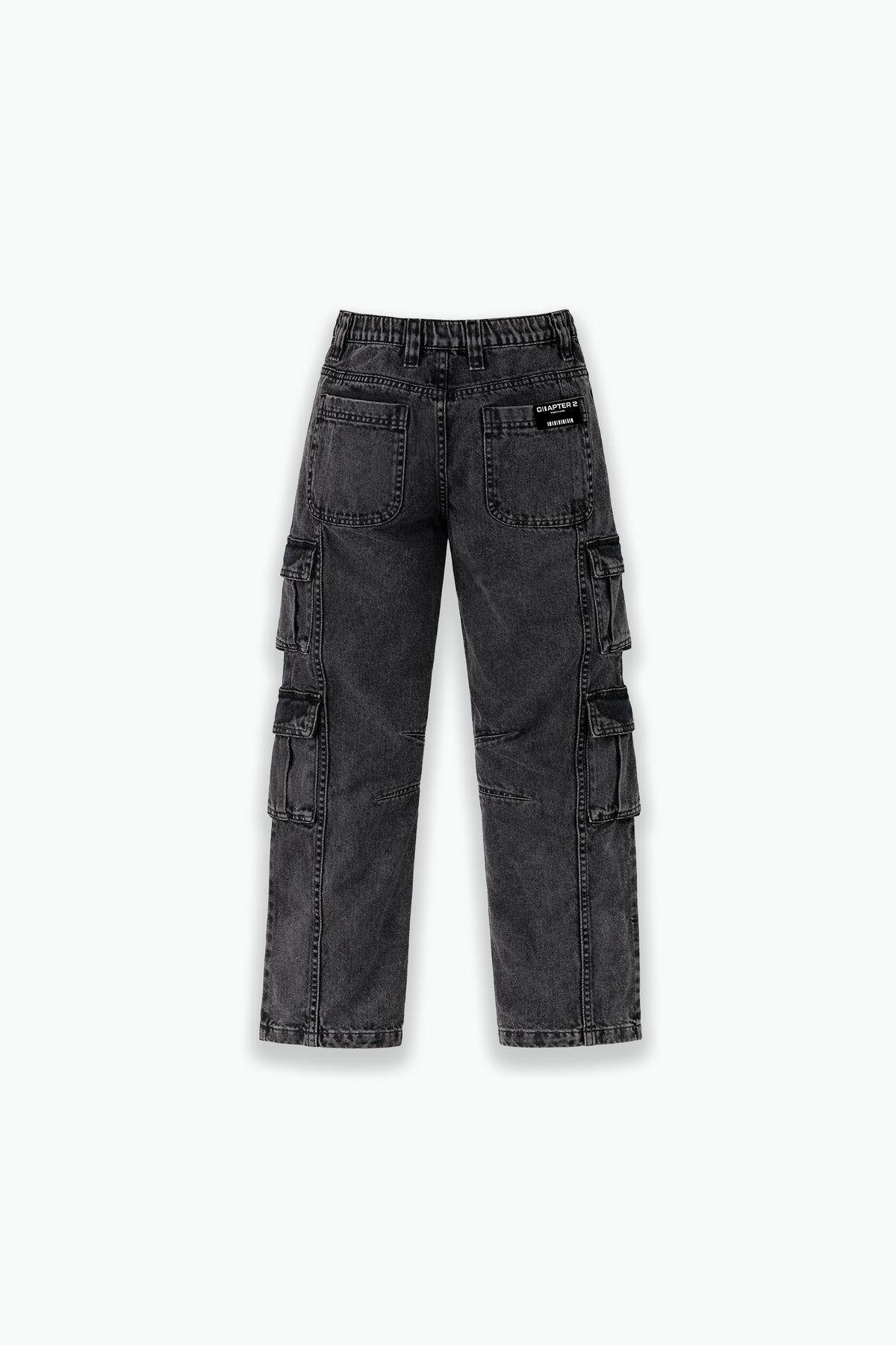 Charcoal Baggy Cargo (back)