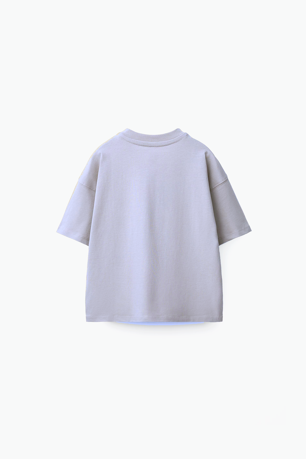 Cloud Blue Solid Tee (back)