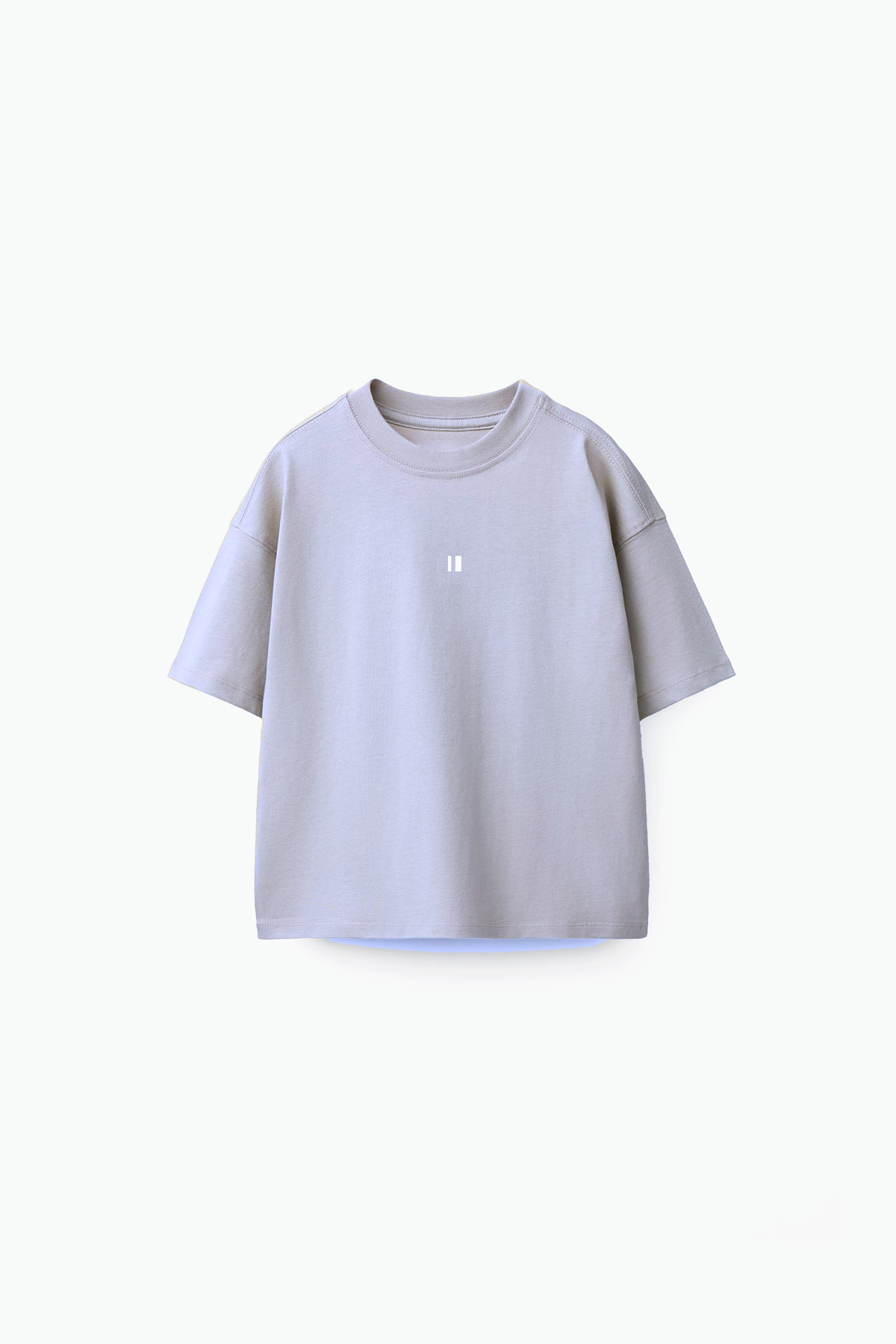 Cloud Blue Solid Tee (front)