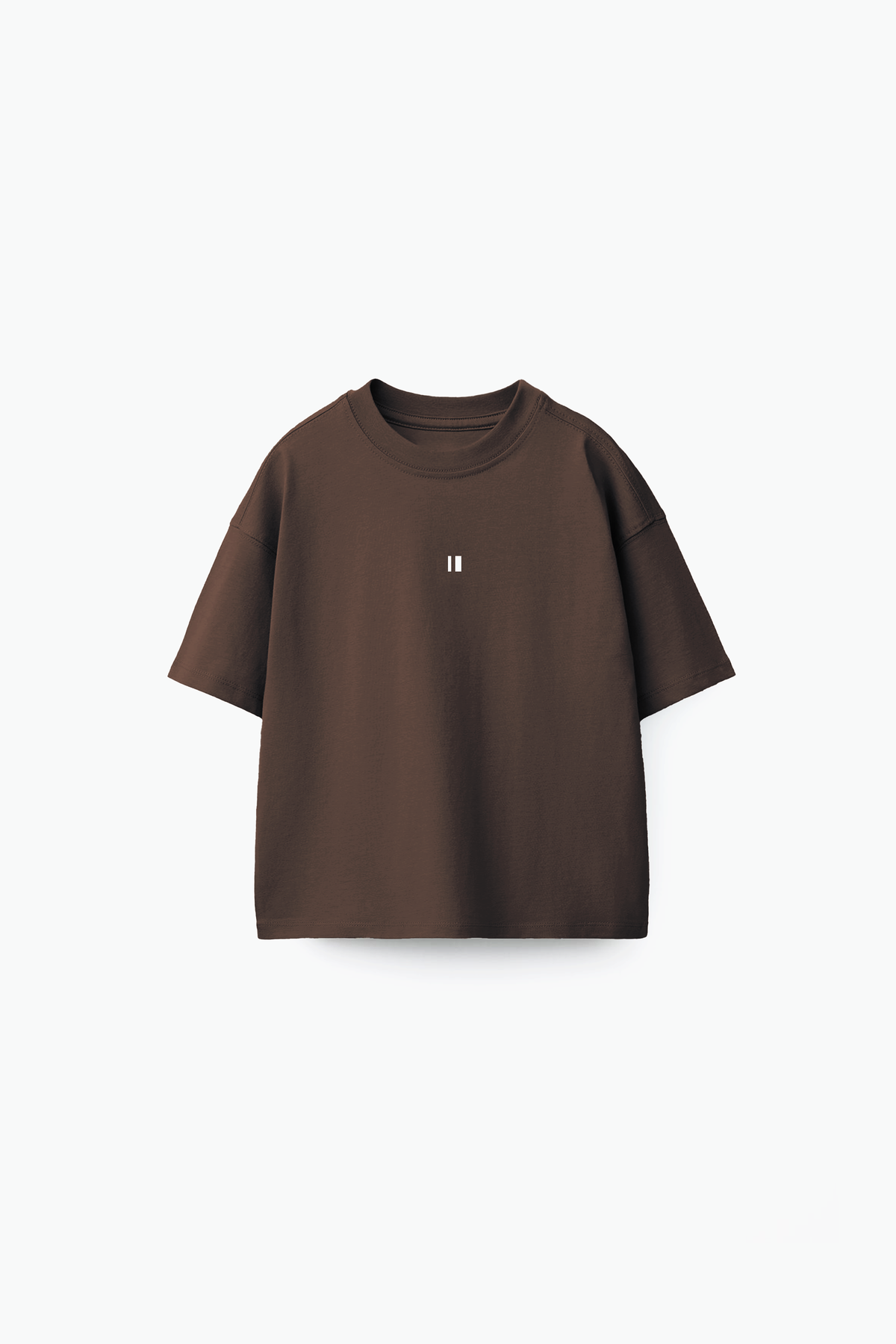 Coffee Solid Tee (front)