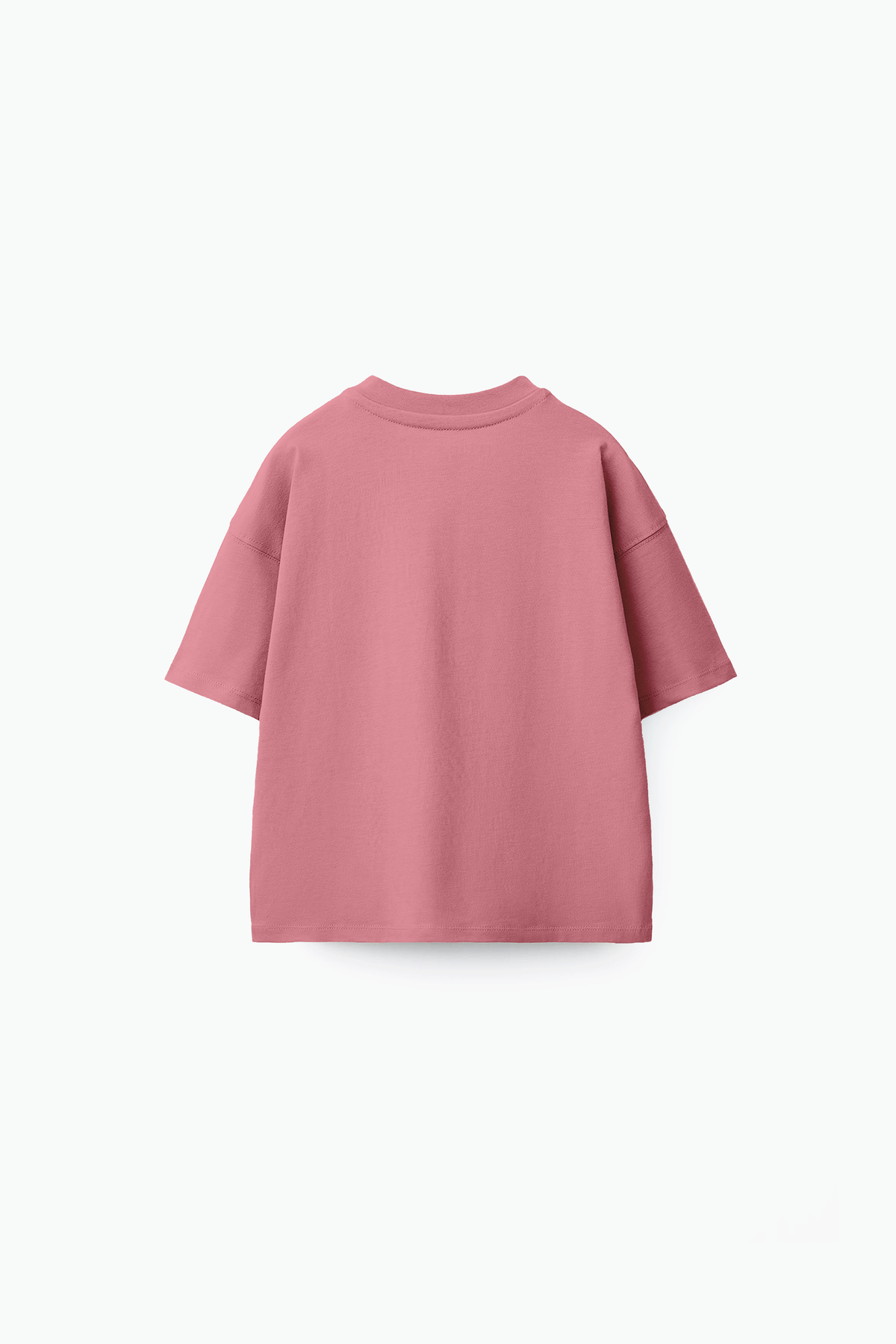 Dusty Pink Solid Tee (back)