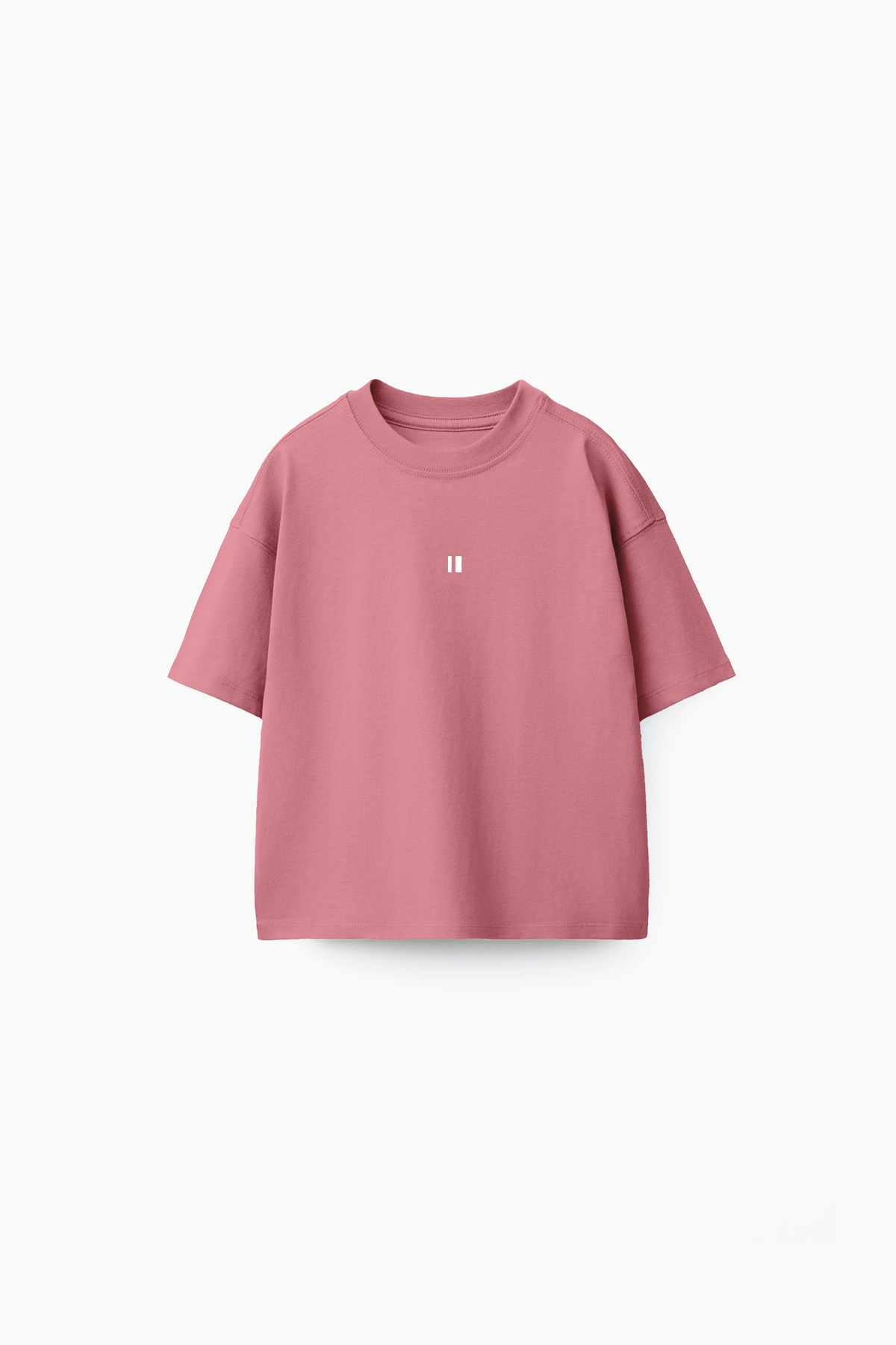 Dusty Pink Solid Tee (front)