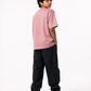 Dusty Pink Solid T-Shirt Jr