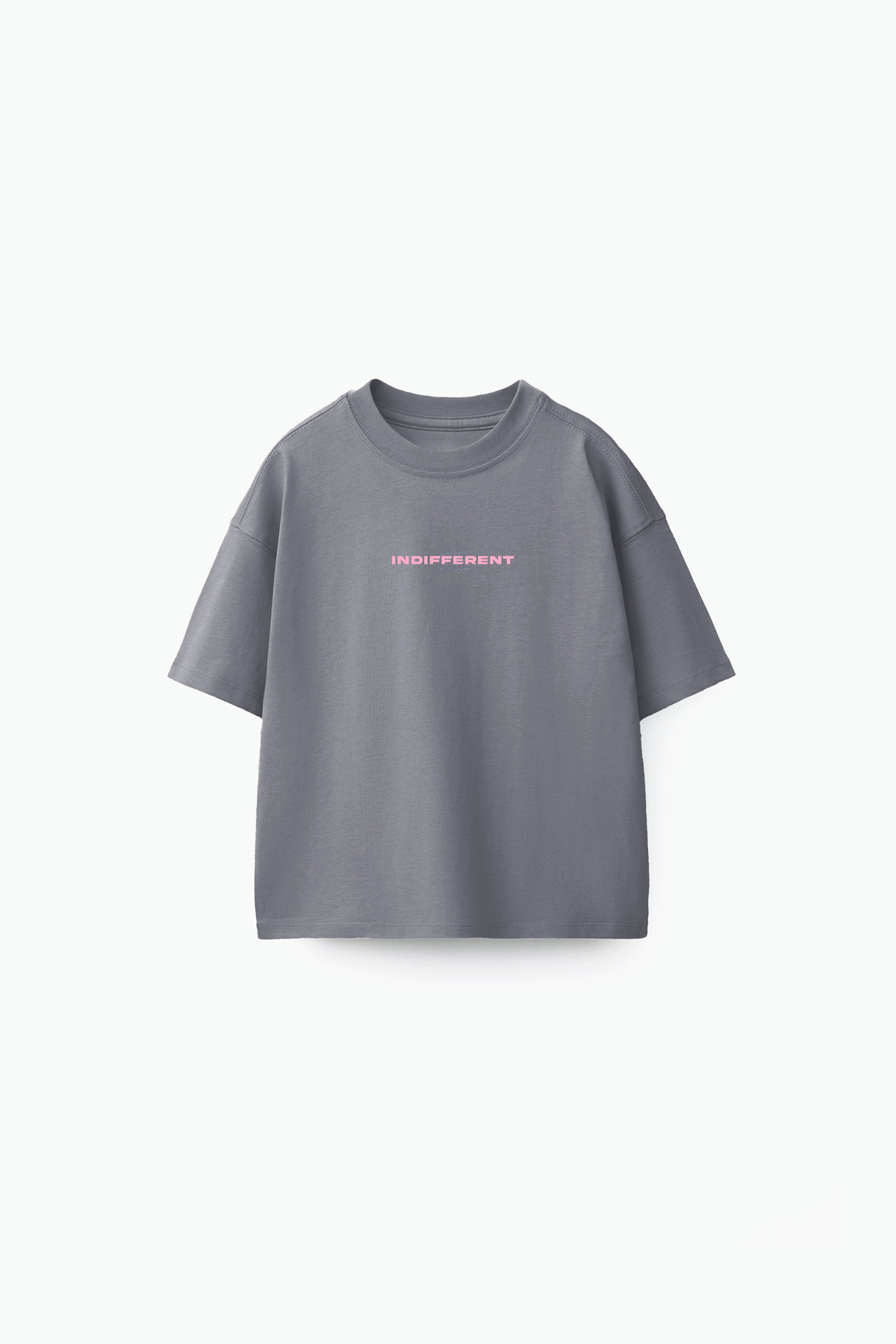 Grey Indifferent Tee (front)