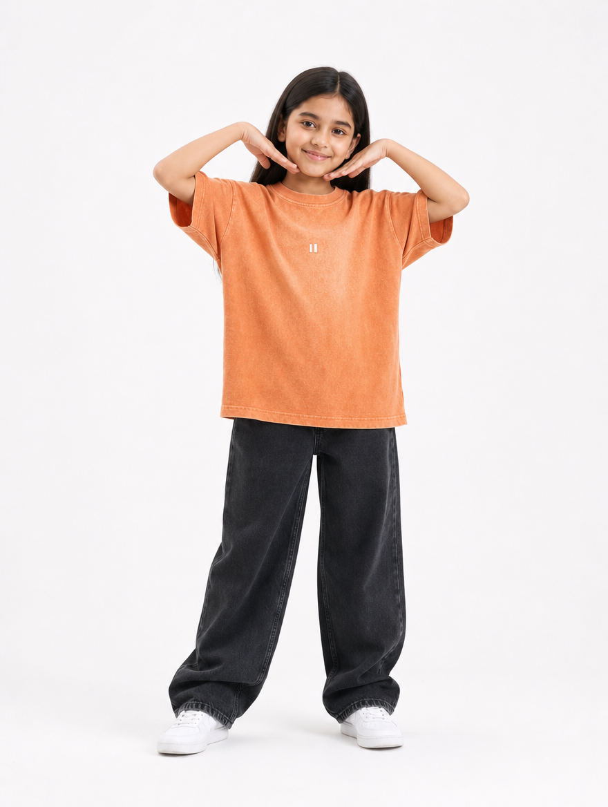 Rust Washed T-Shirt Jr