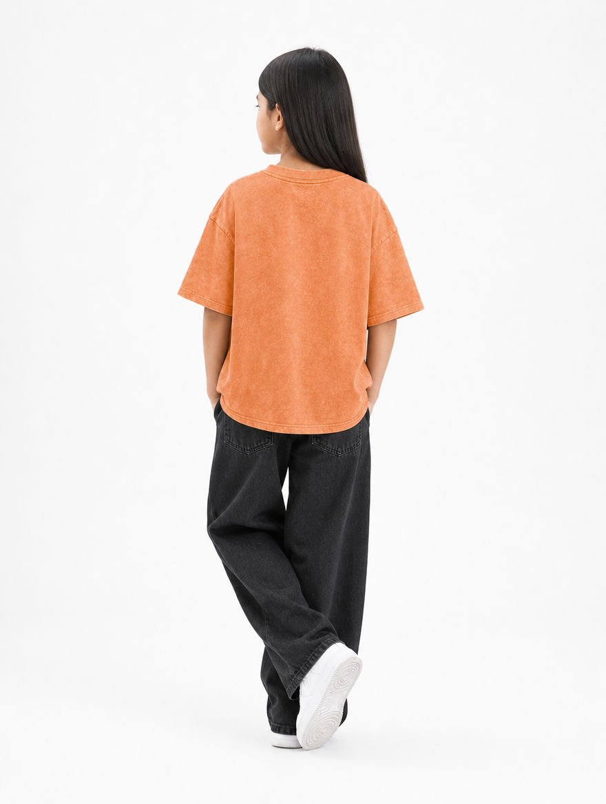Rust Washed T-Shirt Jr