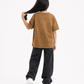 Brown Fade Washed T-Shirt Jr
