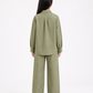 Olive Linen Set Jr
