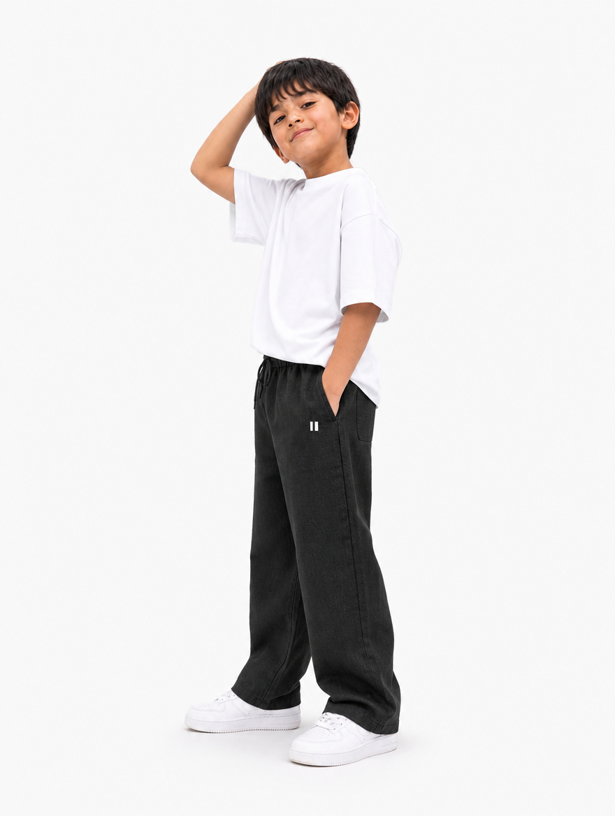Black Linen Pants Jr