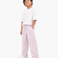 Baby Pink Linen Pants Jr