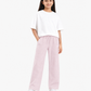 Baby Pink Linen Pants Jr