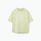 Green Washed Tee front