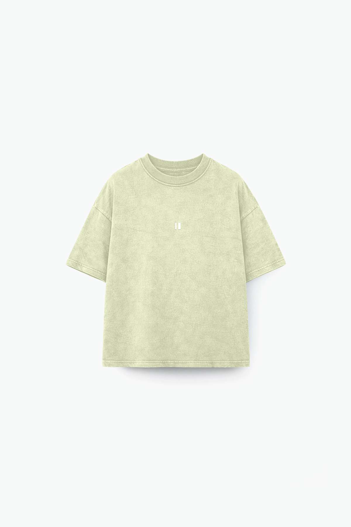 Green Washed Tee front