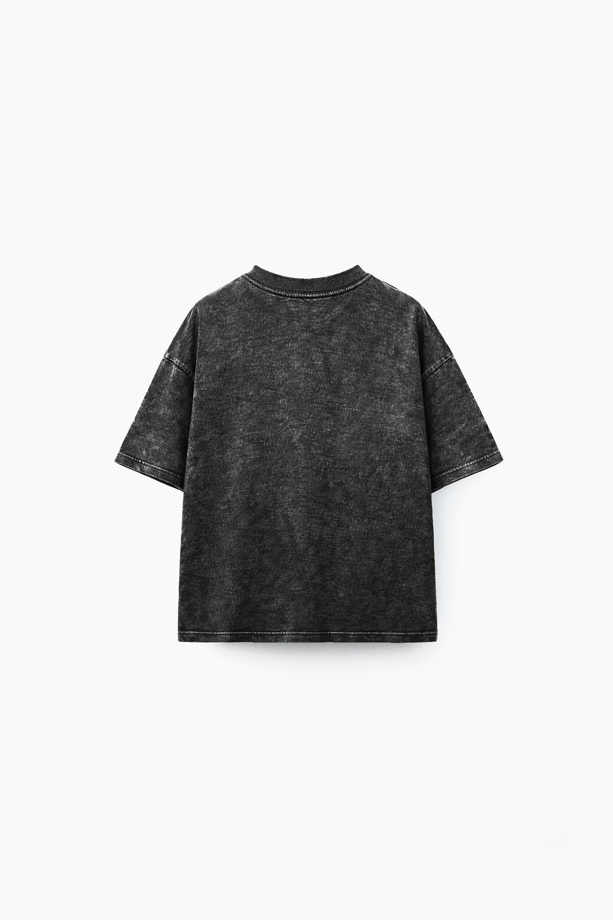Black Washed Tee back
