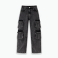 Charcoal Baggy Cargo front