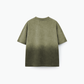 Olive Washed Tee back