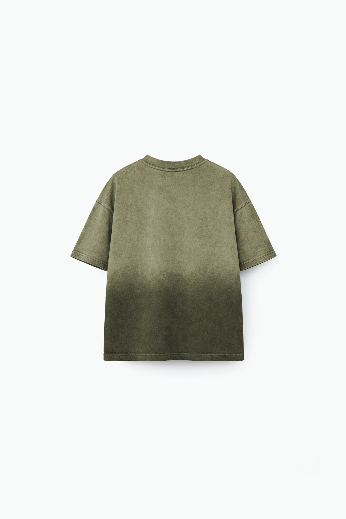 Olive Washed Tee back
