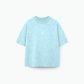 Pastel Blue Washed Tee front