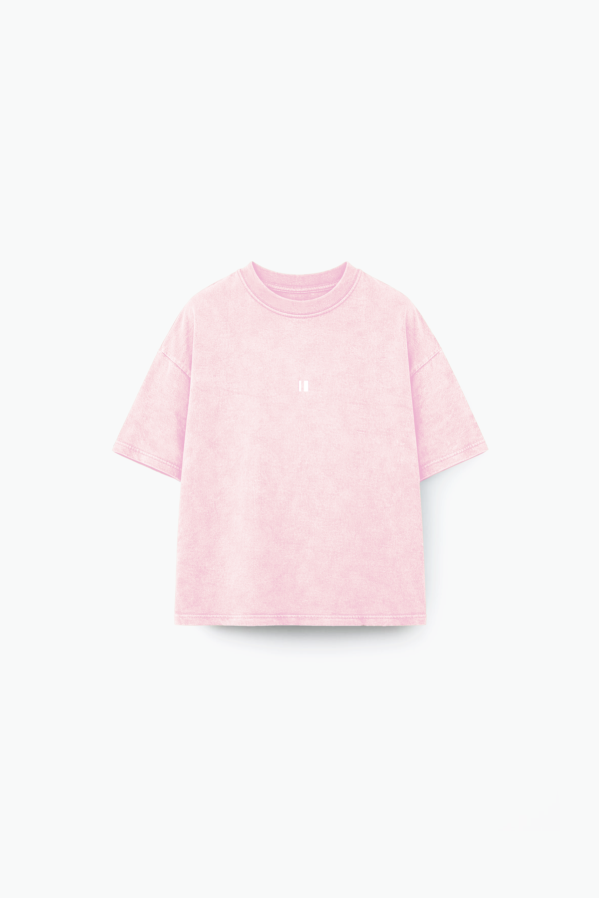Light Pink Washed Tee front