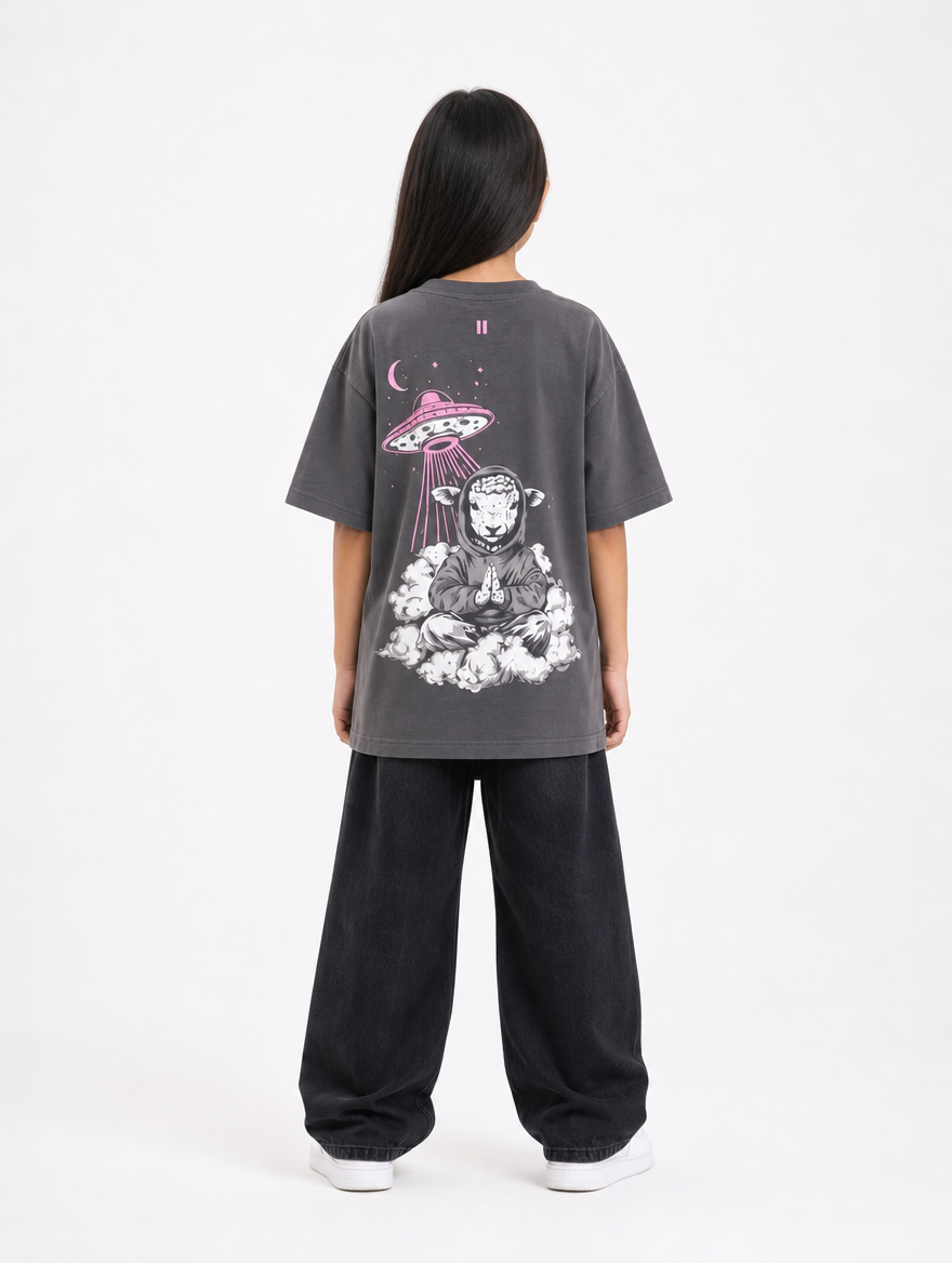 Grey Indifferent T-shirt Jr - Girls