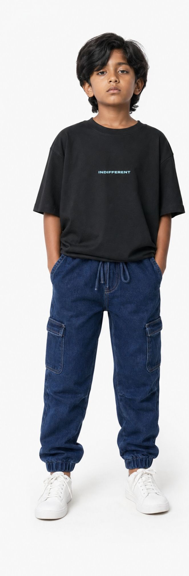Black Indifferent T-Shirt Jr