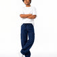 Indigo Denim Joggers Jr