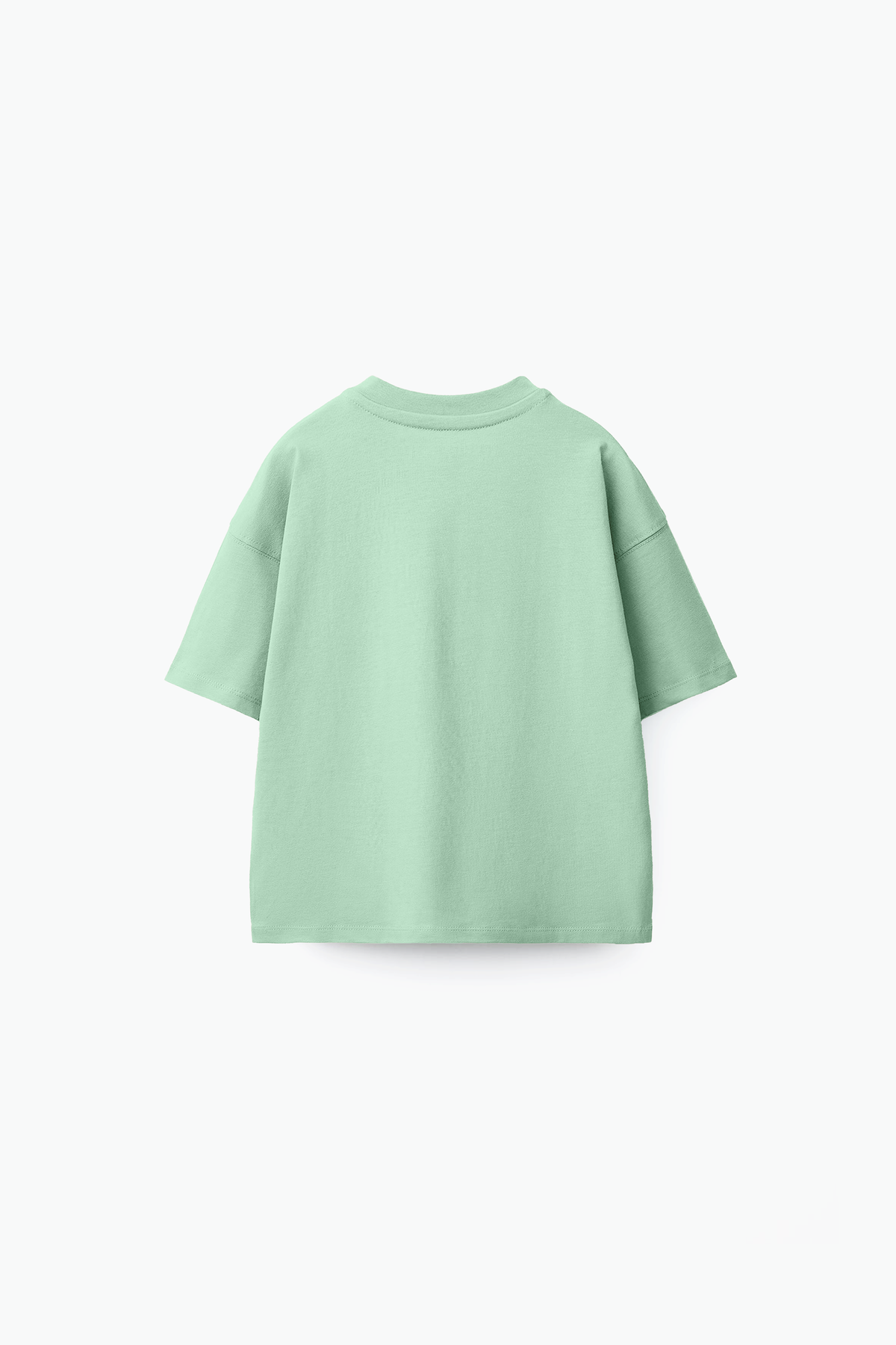 Light Green Solid Tee (back)