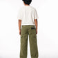 Olive Wash Denim Joggers Jr