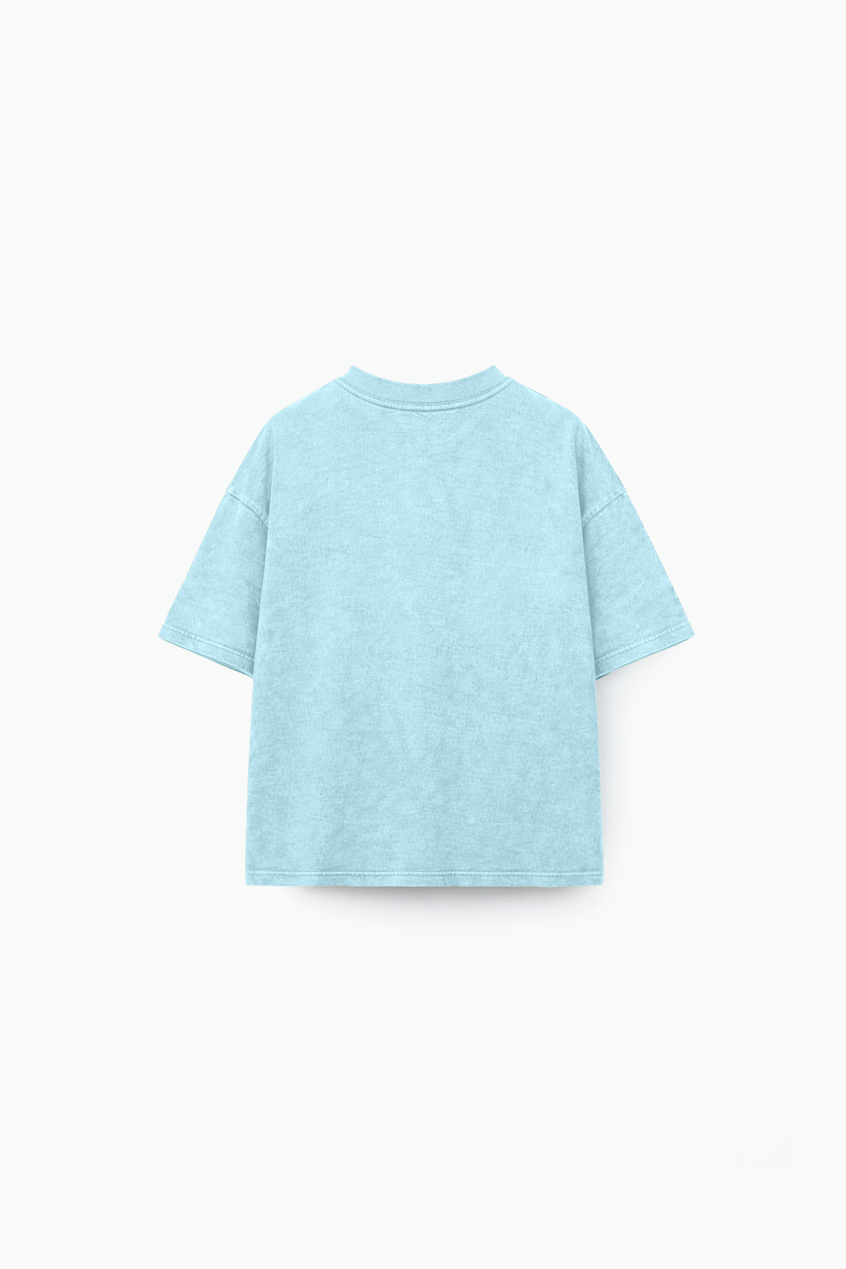 Pastel Blue Washed Tee (back)