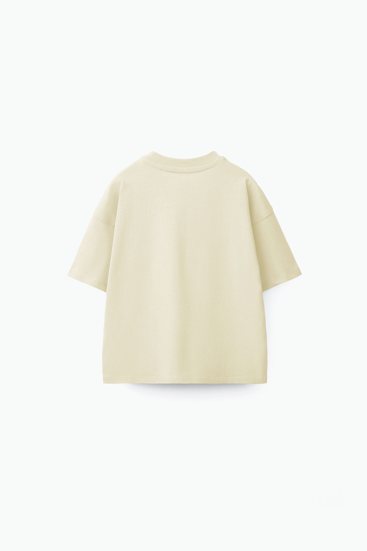 Sand Solid Tee (back)
