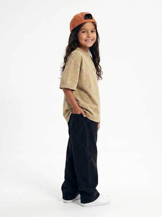 Sand Washed T-Shirt Jr - Girls